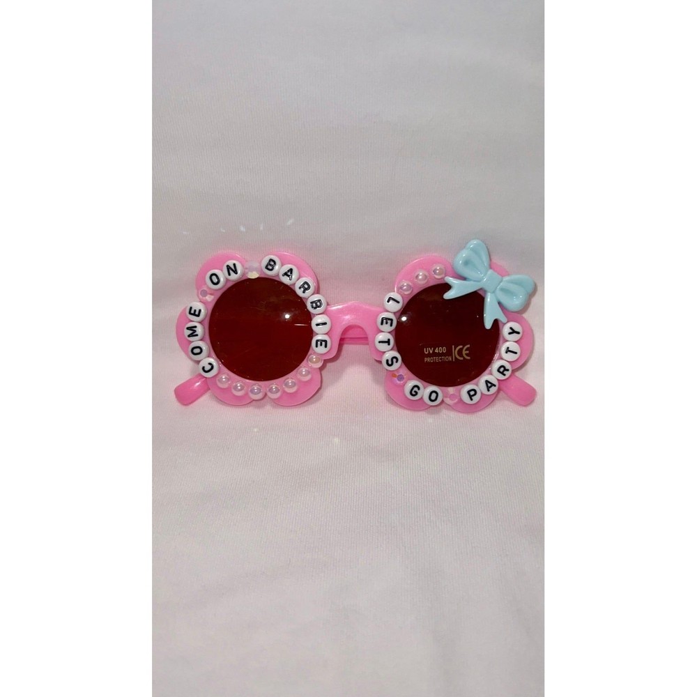 New personalized custom toddler kids girls sunglasses pink Barbie